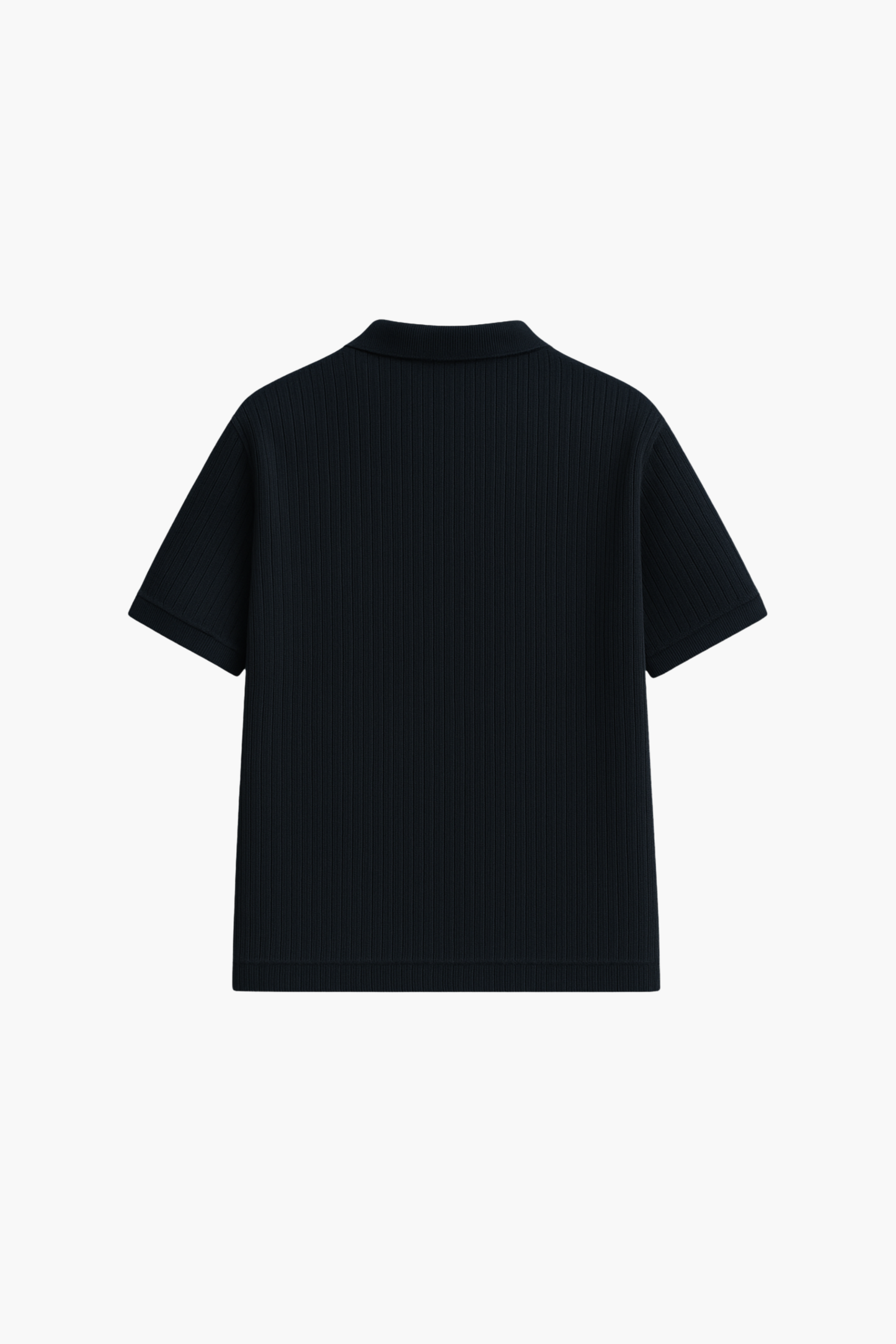 Quad Vertical Rib Drop Needle Polo